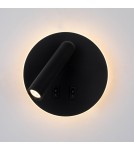 Reading wall lamps - ITALUX Furla Reading Wall Mount 2xLED 8W 3000K Black WL-53742-1-BK - product 1