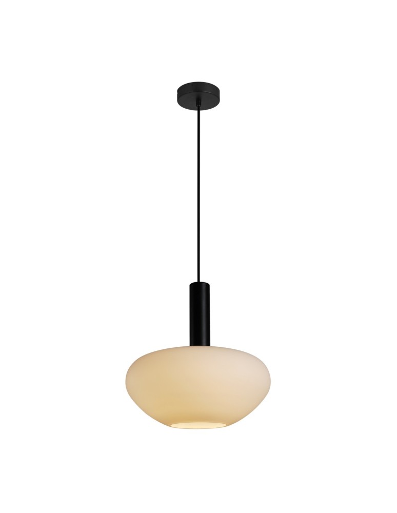 Single pendant lamps - ITALUX Gater Pendant 1xE27 40W Black PND-23541A-1-BK-OP - product kolory-swiatla.pl 4