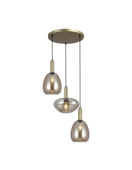 ITALUX Gater Pendant 3xE27 40W Gold PND-23541-3-GD-CH