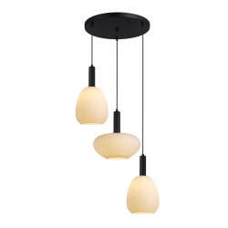 ITALUX Gater Wisząca 3xE27 40W Czarny PND-23541-3-BK-OP