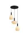 ITALUX Gater Pendant 3xE27 40W Black PND-23541-3-BK-OP