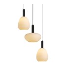 Triple pendant lamps - ITALUX Gater Pendant 3xE27 40W Black PND-23541-3-BK-OP - product 2