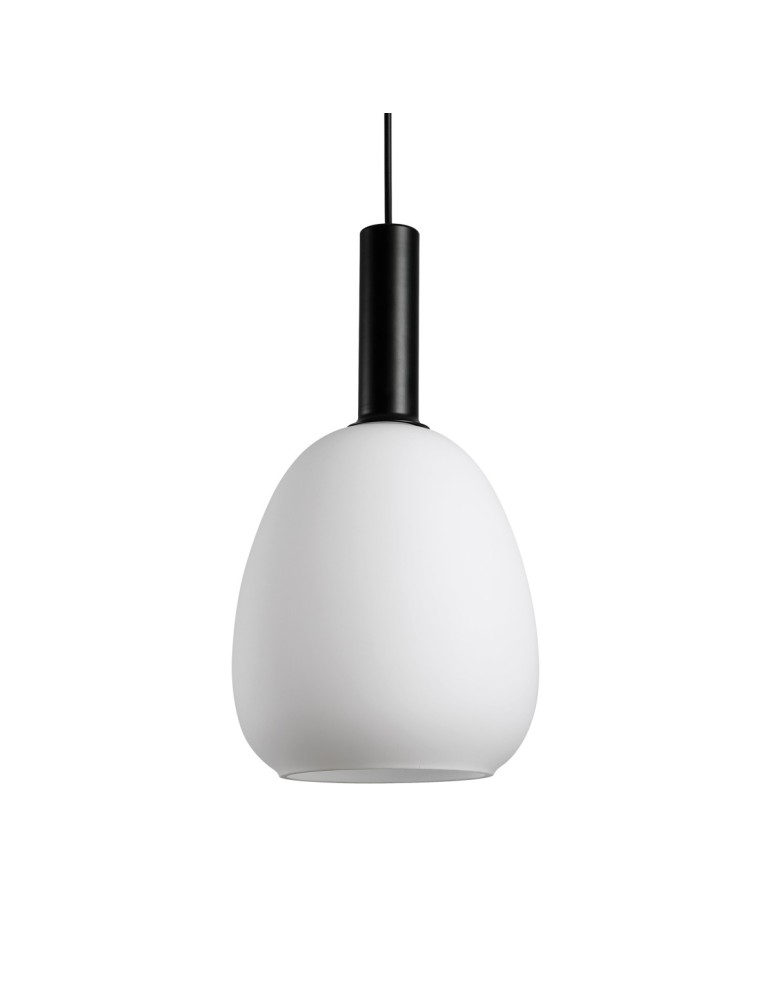 Single pendant lamps - ITALUX Gater Pendant 1xE27 40W Black PND-23541-1-BK-OP - product kolory-swiatla.pl 2