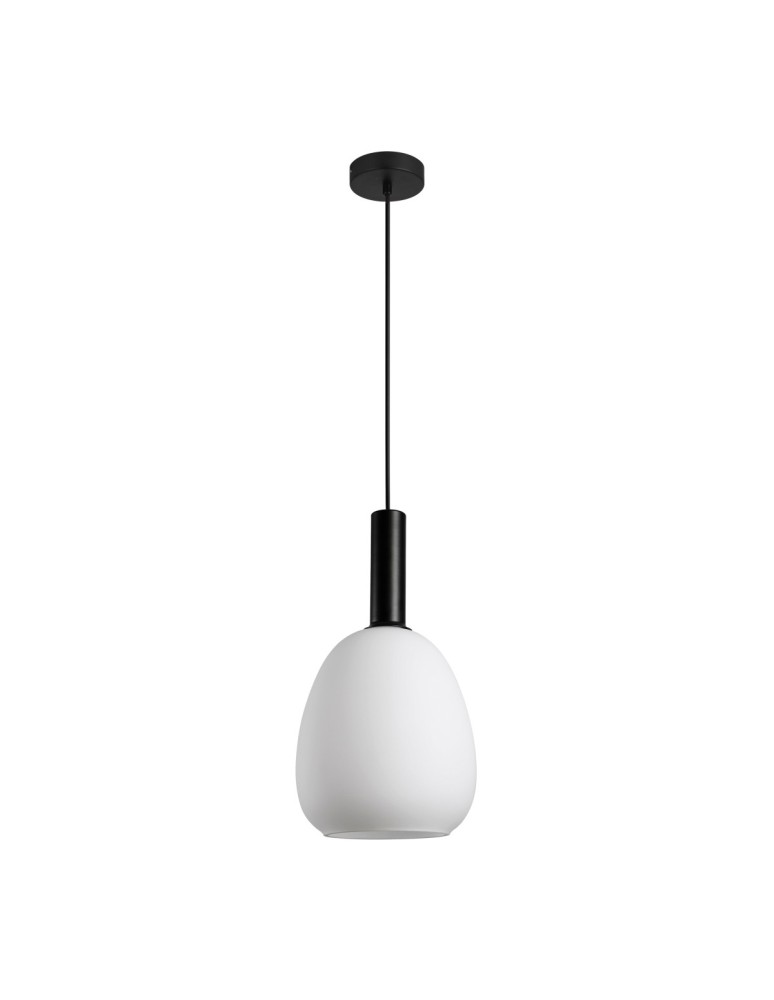 Single pendant lamps - ITALUX Gater Pendant 1xE27 40W Black PND-23541-1-BK-OP - product kolory-swiatla.pl 1