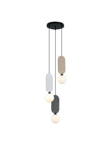 ITALUX Lorenzo Pendant 3xG9 25W Beige, Gray PND-59815B-3-MLTI