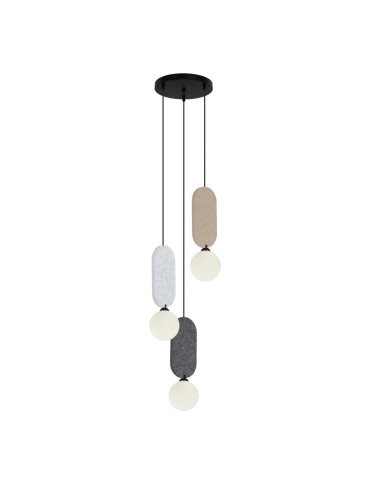 ITALUX Lorenzo Pendant 3xG9 25W Beige, Gray PND-59815B-3-MLTI - product 2