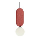 Single pendant lamps - ITALUX Lorenzo Pendant 1xG9 25W Red PND-59815-1-RED - product 2