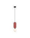 ITALUX Lorenzo Pendant 1xG9 25W Red PND-59815-1-RED