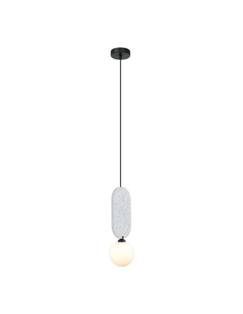 Single pendant lamps - ITALUX Lorenzo Pendant 1xG9 25W Gray PND-59815-1-LGR - product kolory-swiatla.pl 1