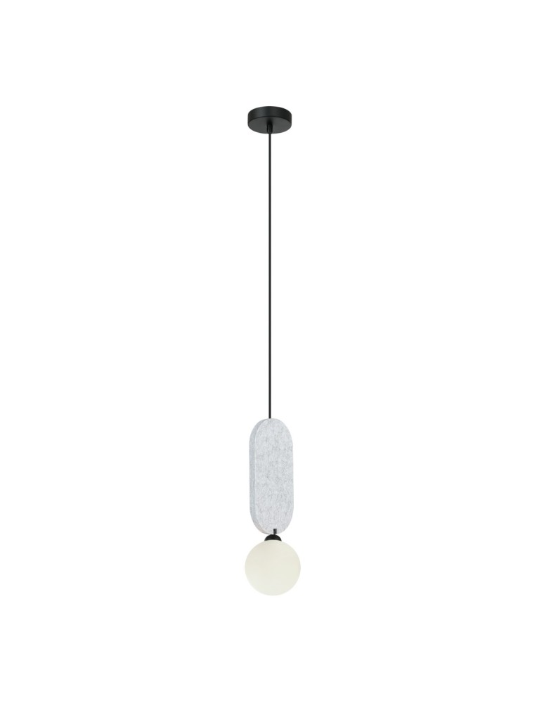 Single pendant lamps - ITALUX Lorenzo Pendant 1xG9 25W Gray PND-59815-1-LGR - product kolory-swiatla.pl 3
