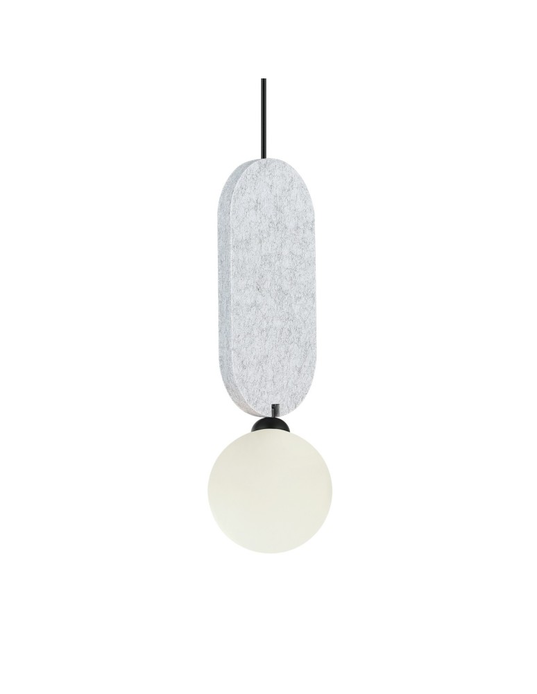 Single pendant lamps - ITALUX Lorenzo Pendant 1xG9 25W Gray PND-59815-1-LGR - product kolory-swiatla.pl 2
