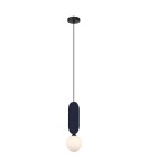 Single pendant lamps - ITALUX Lorenzo Pendant 1xG9 25W Blue PND-59815-1-BLU - product 1