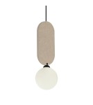 Single pendant lamps - ITALUX Lorenzo Pendant 1xG9 25W Beige PND-59815-1-BG - product 2