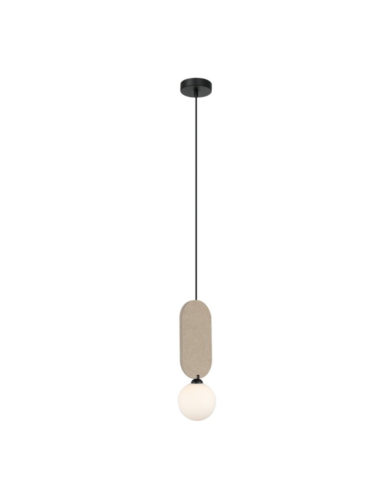 Single pendant lamps - ITALUX Lorenzo Pendant 1xG9 25W Beige PND-59815-1-BG - product kolory-swiatla.pl 1