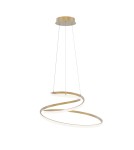 LED pendant lamps - ITALUX Lorila Pendant 1xLED 60W from 3000K to 6000K Gold PND-2168-M-GD - product 1