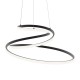 ITALUX Lorila Wisząca 1xLED 60W od 3000K do 6000K Czarny PND-2168-M-BK