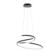 ITALUX Lorila Wisząca 1xLED 60W od 3000K do 6000K Czarny PND-2168-M-BK