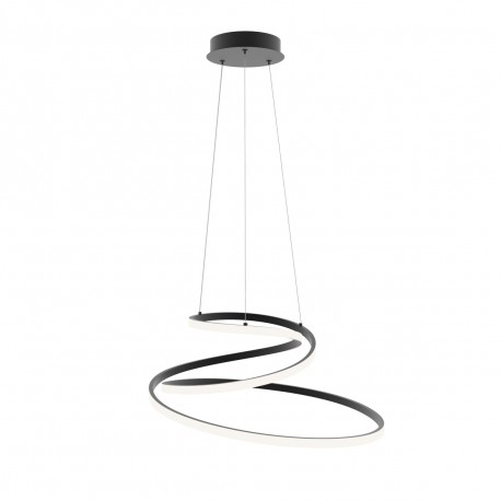 ITALUX Lorila Wisząca 1xLED 60W od 3000K do 6000K Czarny PND-2168-M-BK