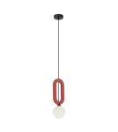 Single pendant lamps - ITALUX Masso Pendant 1xG9 25W Red PND-59839-1-RED - product 3