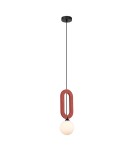 Single pendant lamps - ITALUX Masso Pendant 1xG9 25W Red PND-59839-1-RED - product 1