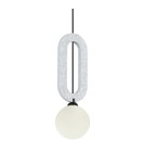 Single pendant lamps - ITALUX Masso Pendant 1xG9 25W Gray PND-59839-1-LGR - product 2