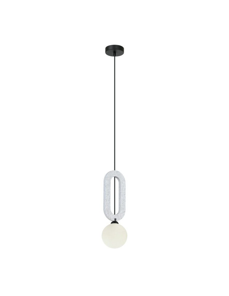 Single pendant lamps - ITALUX Masso Pendant 1xG9 25W Gray PND-59839-1-LGR - product kolory-swiatla.pl 3