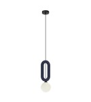 Single pendant lamps - ITALUX Masso Pendant 1xG9 25W Blue PND-59839-1-BLU - product 3