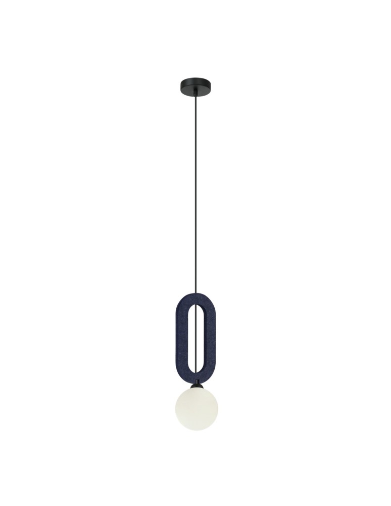 Single pendant lamps - ITALUX Masso Pendant 1xG9 25W Blue PND-59839-1-BLU - product kolory-swiatla.pl 3