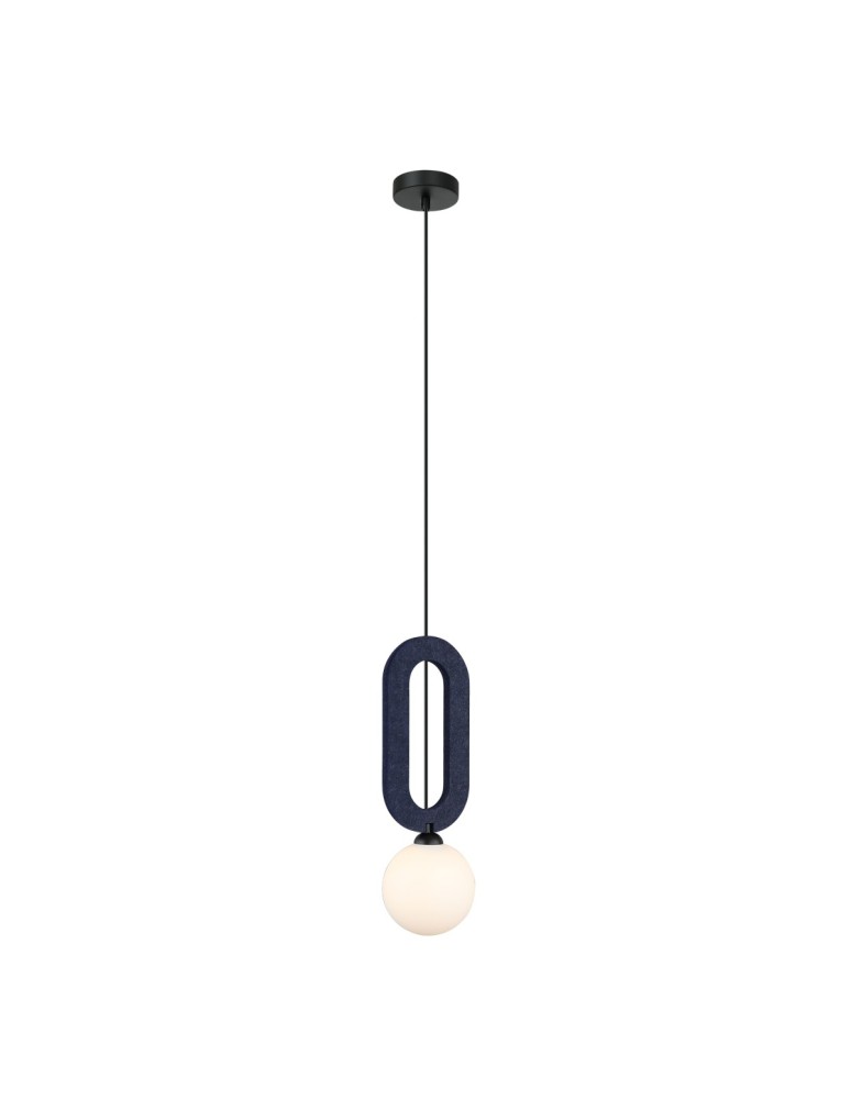 Single pendant lamps - ITALUX Masso Pendant 1xG9 25W Blue PND-59839-1-BLU - product kolory-swiatla.pl 1
