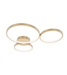 Ring ceiling lamps - ITALUX Maver Ceiling 3xLED 40W from 3000K to 6000K Gold SPL-20452-3-GD - product 1