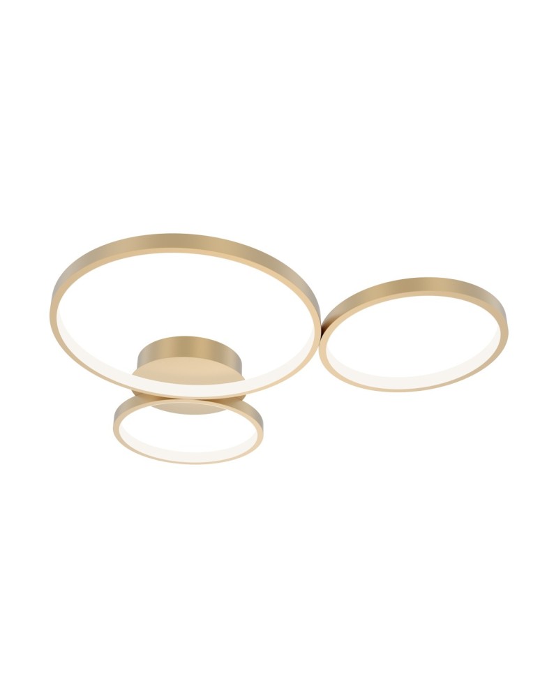 Ring ceiling lamps - ITALUX Maver Ceiling 3xLED 40W from 3000K to 6000K Gold SPL-20452-3-GD - product kolory-swiatla.pl 1