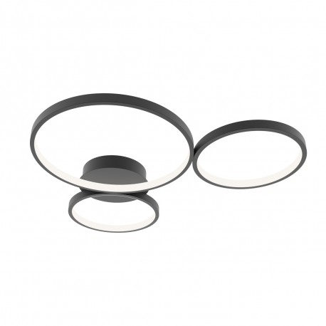ITALUX Maver Sufitowa 3xLED 40W od 3000K do 6000K Czarny SPL-20452-3-BK