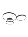 ITALUX Maver Ceiling 3xLED 40W from 3000K to 6000K Black SPL-20452-3-BK