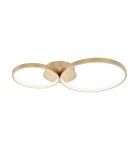Ring ceiling lamps - ITALUX Maver Ceiling light 2xLED 30W from 3000K to 6000K Gold SPL-20452-2-GD - product 1