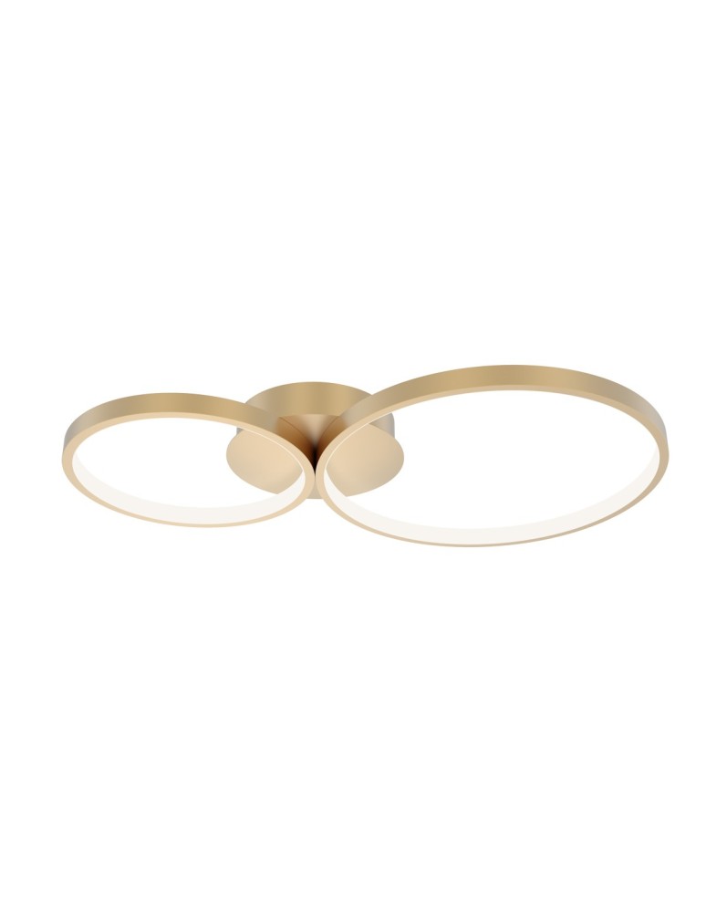 Ring ceiling lamps - ITALUX Maver Ceiling light 2xLED 30W from 3000K to 6000K Gold SPL-20452-2-GD - product kolory-swiatla.pl 1