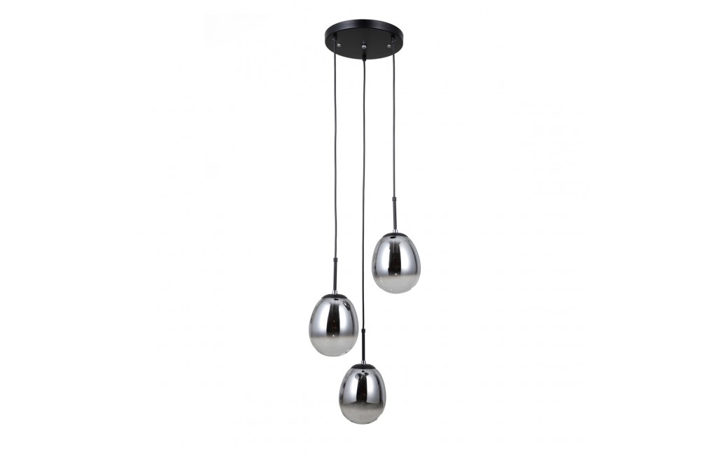 ITALUX Meolo Wisząca 3xE14 5W Czarny mat PND-40825-3-BK