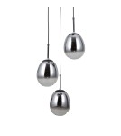 Triple pendant lamps - ITALUX Meolo Pendant 3xE14 5W Matte Black PND-40825-3-BK - product 2
