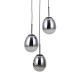 ITALUX Meolo Wisząca 3xE14 5W Czarny mat PND-40825-3-BK