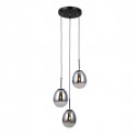 ITALUX Meolo Wisząca 3xE14 5W Czarny mat PND-40825-3-BK