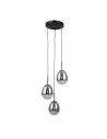 ITALUX Meolo Pendant 3xE14 5W Matte Black PND-40825-3-BK
