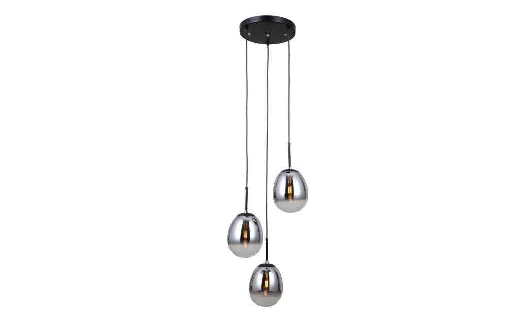 ITALUX Meolo Wisząca 3xE14 5W Czarny mat PND-40825-3-BK