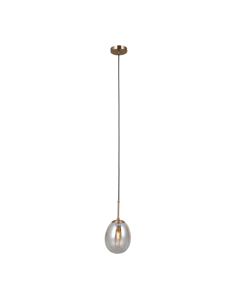 Single pendant lamps - ITALUX Meolo Pendant 1xE14 5W Gold PND-40825-1-GD - product kolory-swiatla.pl 1