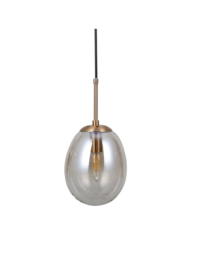 Single pendant lamps - ITALUX Meolo Pendant 1xE14 5W Gold PND-40825-1-GD - product kolory-swiatla.pl 2