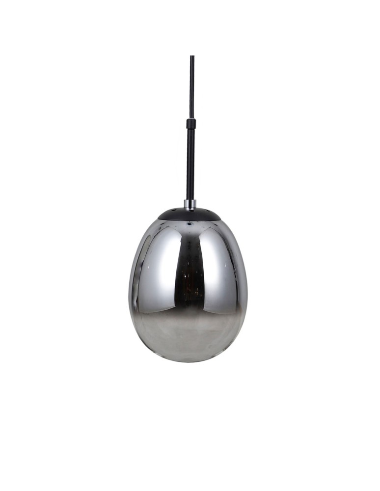 Single pendant lamps - ITALUX Meolo Pendant 1xE14 5W Matte Black PND-40825-1-BK - product kolory-swiatla.pl 2
