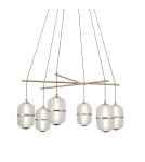 LED pendant lamps - ITALUX Alani Pendant 6xLED 32W 3000K Gold PND-34375-6-HBR - product 2
