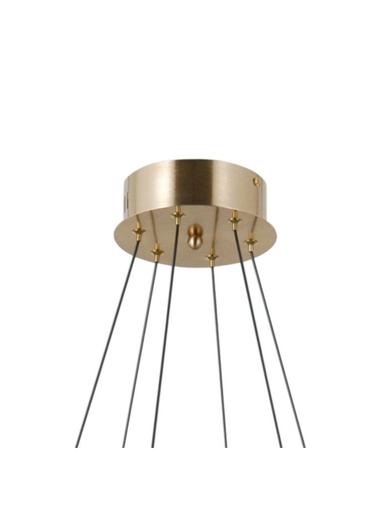 ITALUX Alani Wisząca 6xLED 32W 3000K Złoty PND-34375-6-HBR