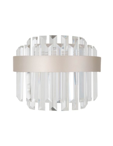 ITALUX Horna ścienna 1xLED 8W 3000K Szampański WL-34386-1-CH-CL