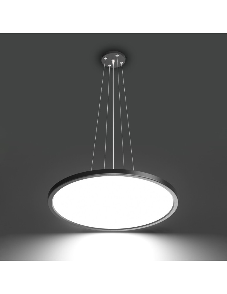 LED pendant lamps - ITALUX Manito Pendant 1xLED 36W 2800K+4000K+6000K Black PND-72843-480R-36W-BL - product kolory-swiatla.pl 3