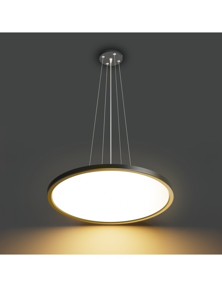 LED pendant lamps - ITALUX Manito Pendant 1xLED 36W 2800K+4000K+6000K Black PND-72843-480R-36W-BL - product kolory-swiatla.pl 5