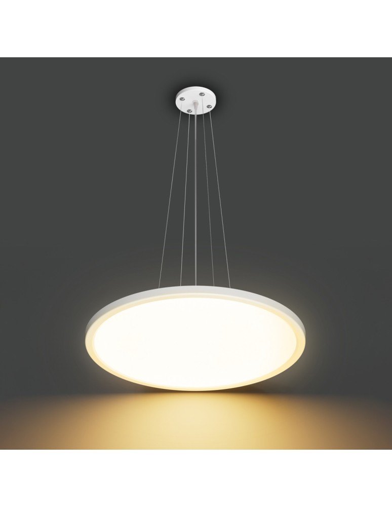 LED pendant lamps - ITALUX Manito Pendant 1xLED 32W 2800K+4000K+6000K White PND-72843-400R-32W-WH - product kolory-swiatla.pl 3